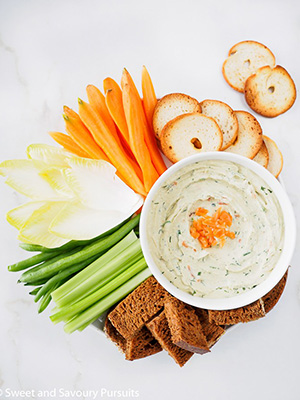 Smoked Salmon Cream Cheese Dip | Sweet & Savoury
