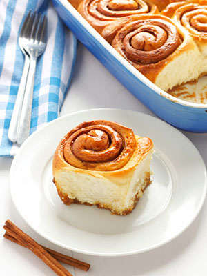 Perfect Sweet & Sticky Cinnamon Buns | The Busy Baker