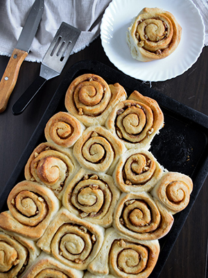 2 Hour Homemade Cinnamon Rolls | She Bakes Here