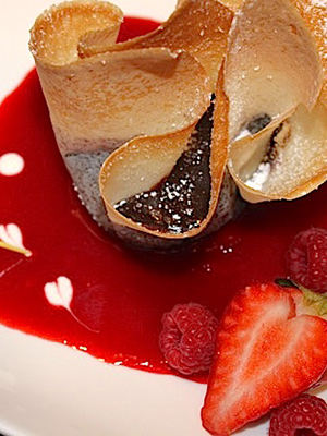 Dark Chocolate Mousse in Crispy Wafers | Urbn Spice