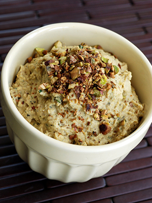 Rosemary Pistachio Hummus | The Taste Space