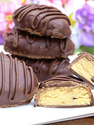 Chocolate Covered Cashe Butter Easter Eggs | The Misfit Baker