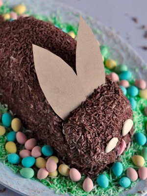 Lactose Free Easter Bunny Cake | The Inspired Home