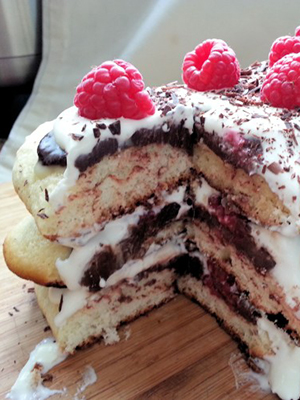 Raspberry Tiramisu | Mommy Kat and Kids