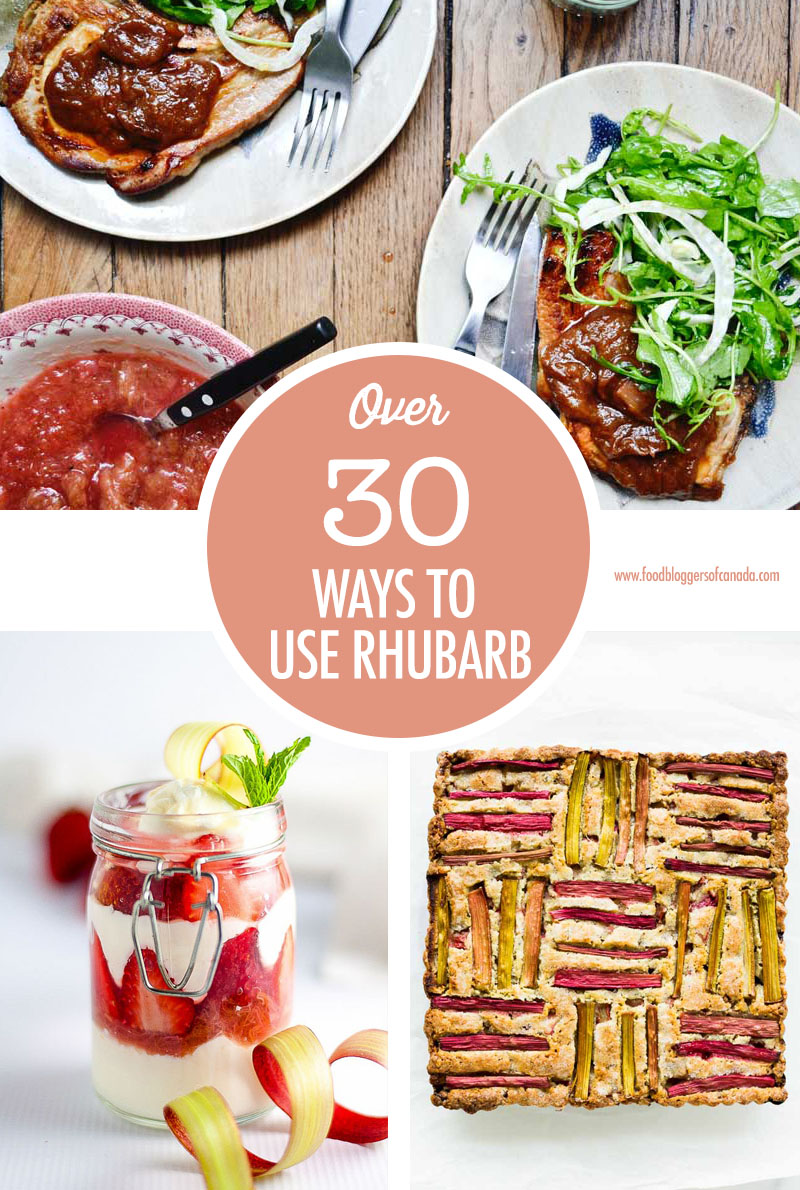 Over 30 Rhubarb Recipes (that aren't crumbles or crisps) | Food Bloggers of Canada