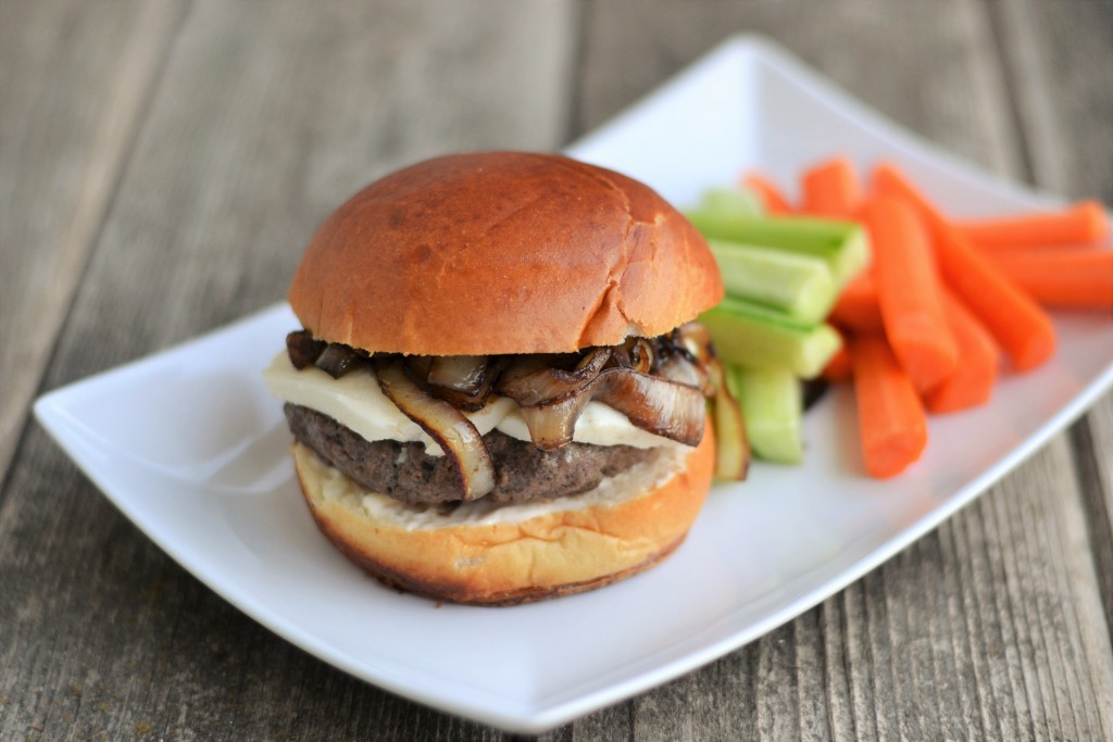 Mozzarella Mushroom Burger | Food Bloggers of Canada