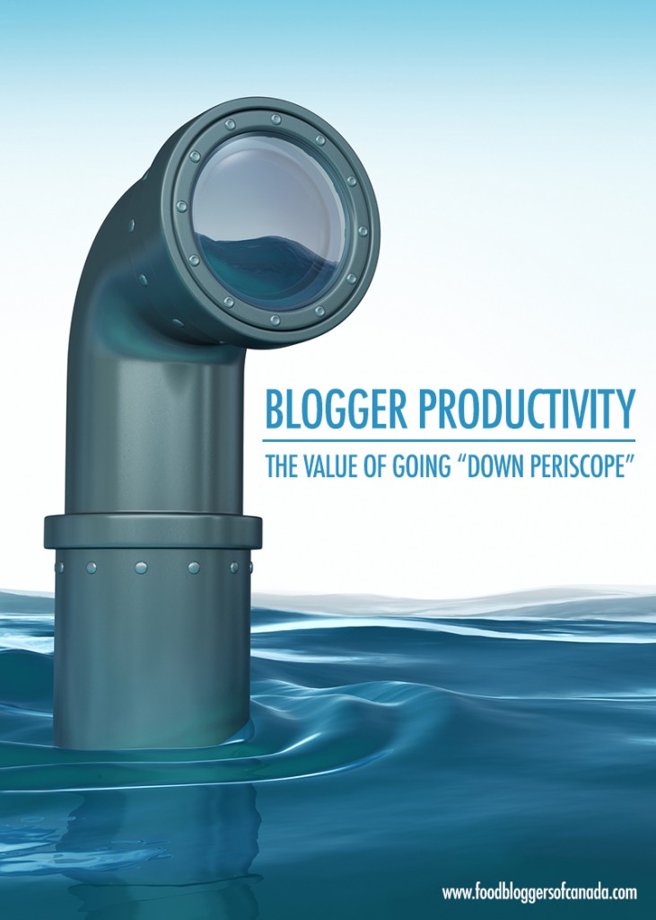 Blogger Productivity: The Value of Going Down Periscope | Food Bloggers of Canada