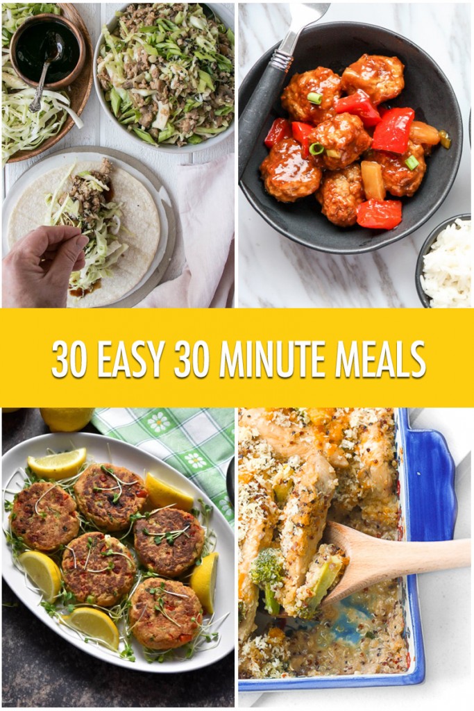 30 Minute Week Night Meals | Food Bloggers of Canada