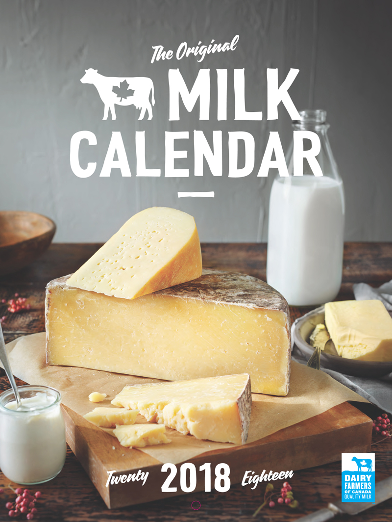 2018 Dairy Farmers of Canada Calendar