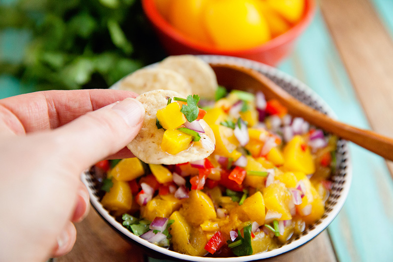 Peach Salsa Recipe | Food Bloggers of Canada