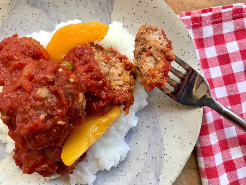 Easy Turkey Peach Meatballs | Food Bloggers of Canada