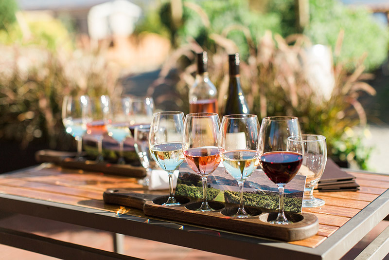 An assortment of Central Okanagan Wines