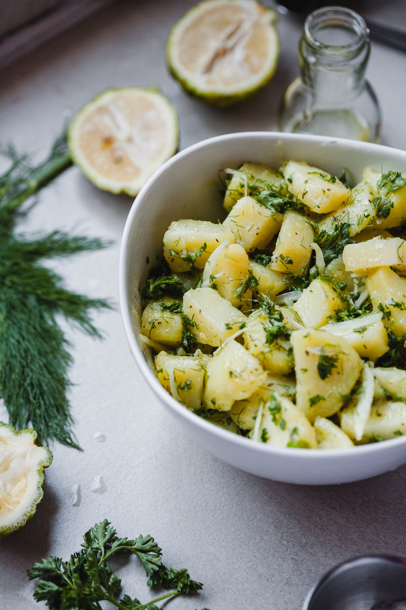 Greek Style Potato Salad