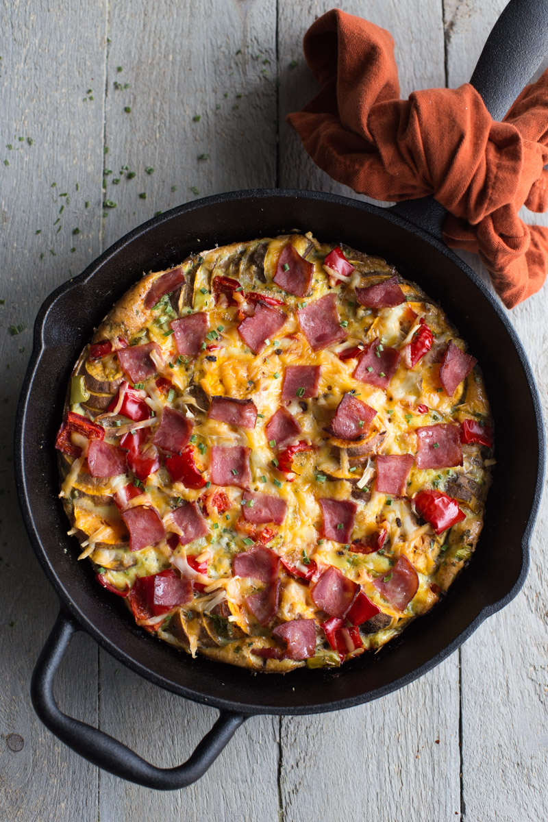 Savoury Sweet Potato Breakfast Skillet