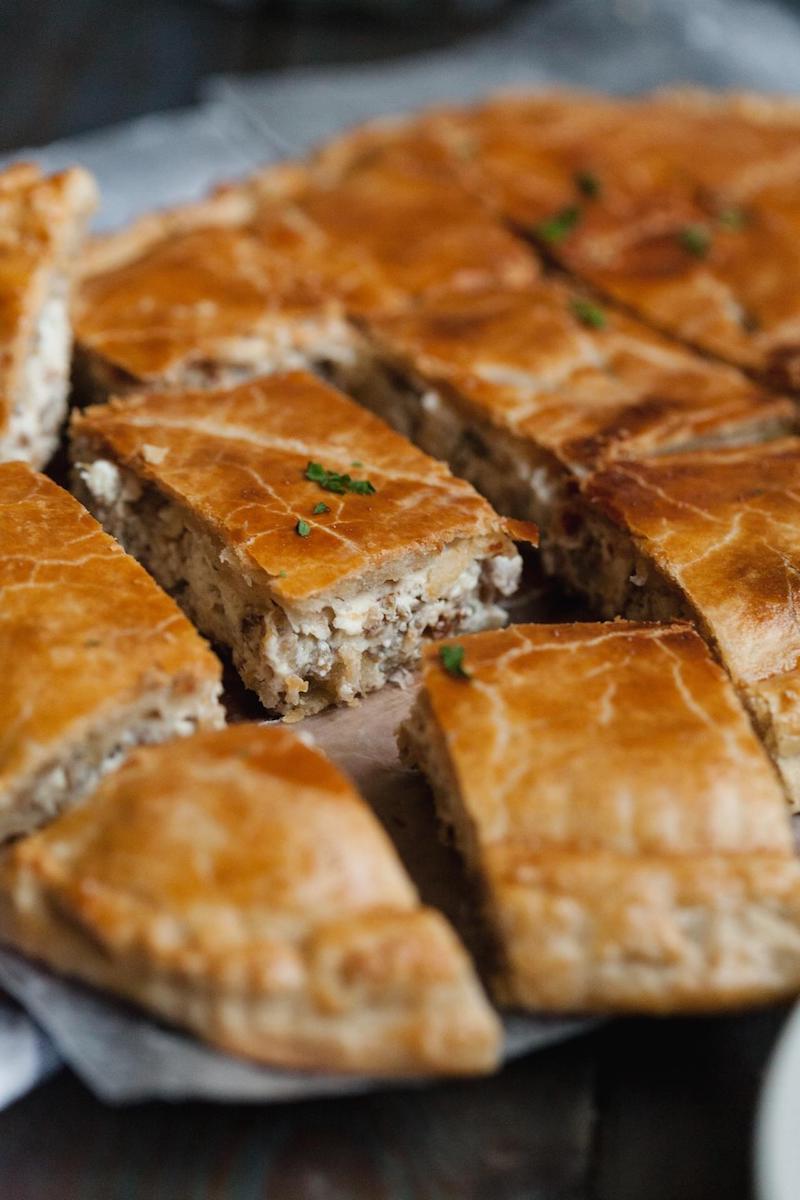 Sausage Stuffed Puff Pastry