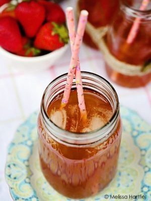 Strawberry Chocolate Iced Tea