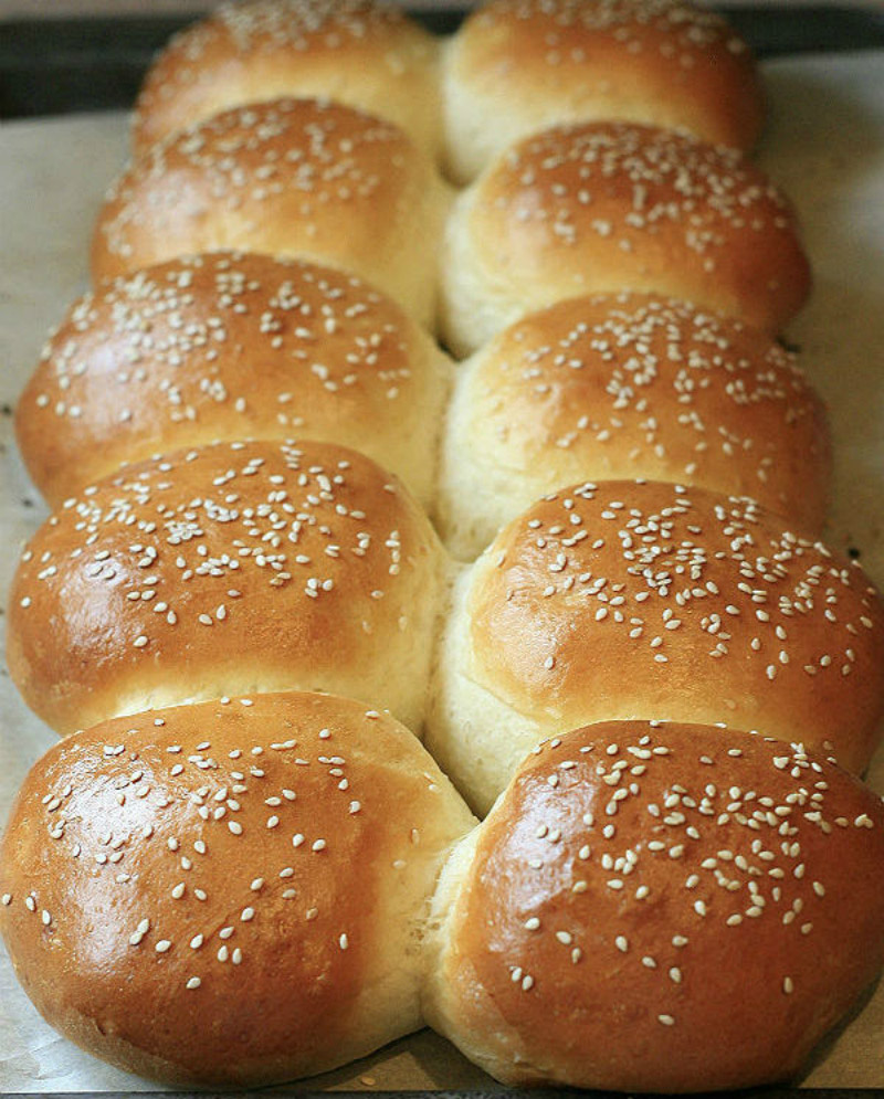 Homemade Hamburger buns