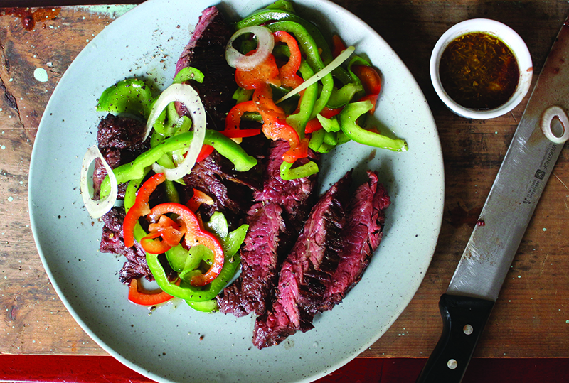 Oranged Squeezed Hangers with Pickled Peppers copy