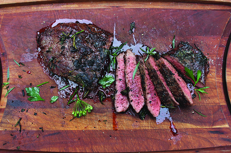 Whole Flat Iron in Fresh Herbs small