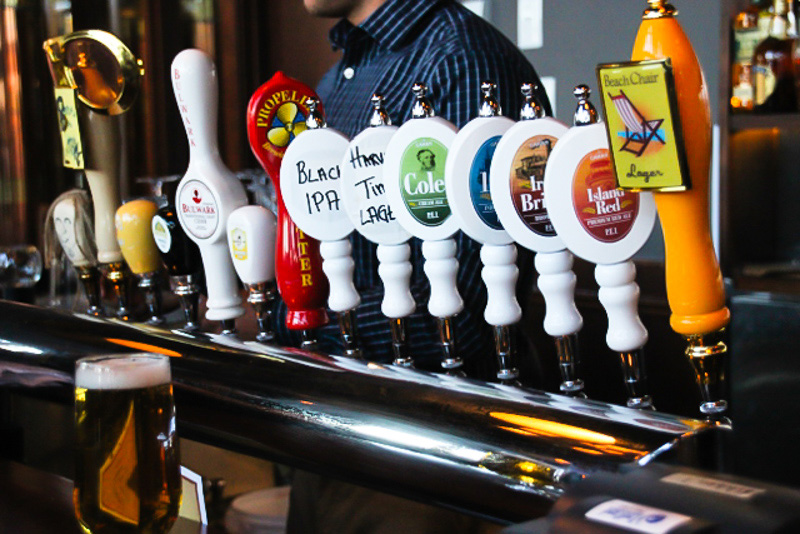 Taps at Gahan Brewing