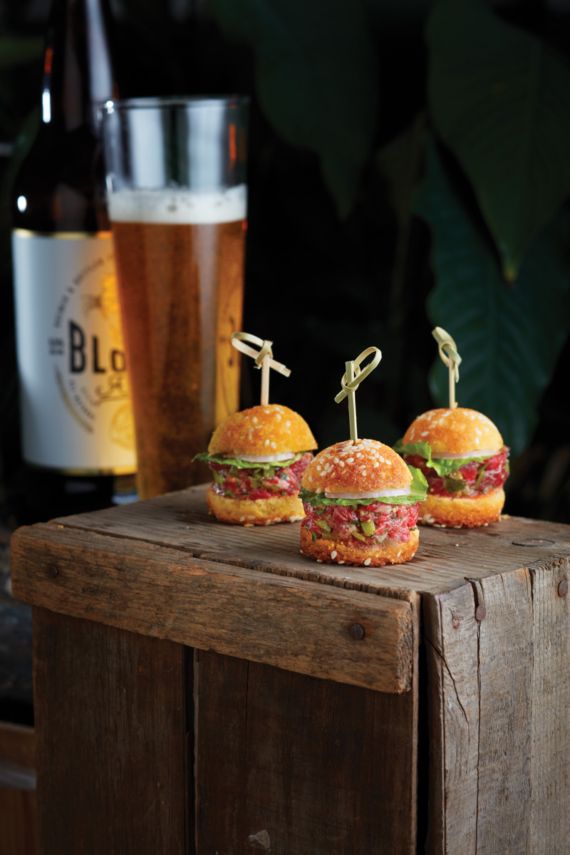 Mini Beef Tartare Burgers
