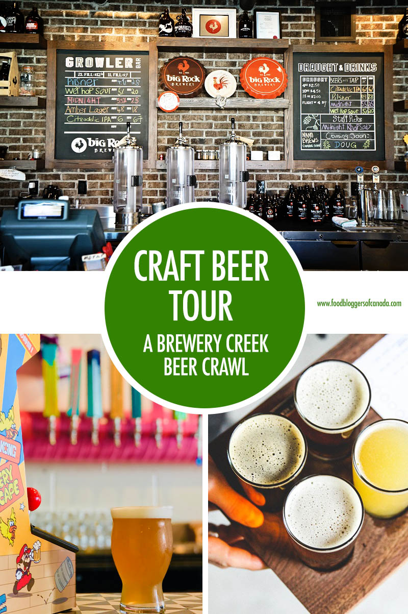 Craft Beer Crawl Brewery Creek | Food Bloggers of Canada