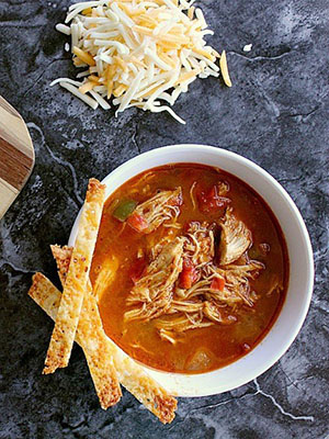 Instant Pot Low Carb Chicken Taco Soup