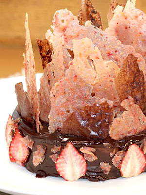 Chocolate Torte With Feuillette