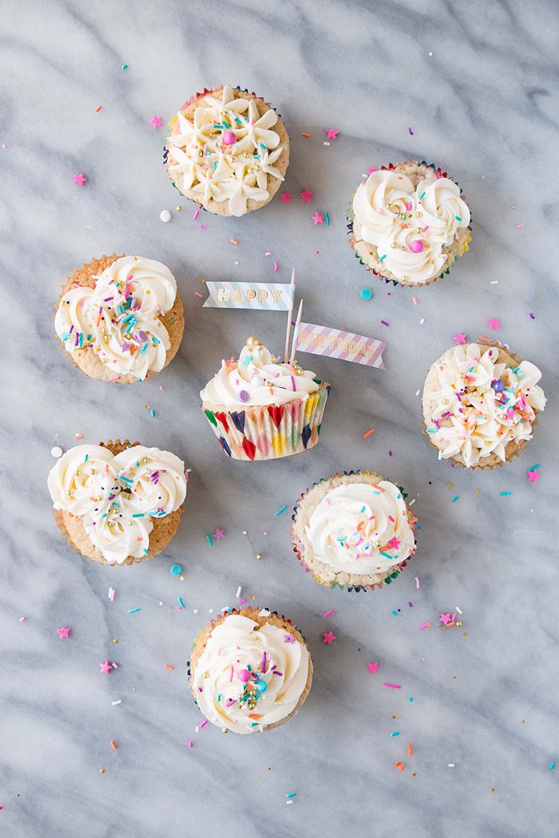 Momfuku Milk Bar Birthday Cupcakes by My Kitchen Love