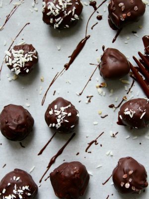 Chocolate Covered Coconut Bites