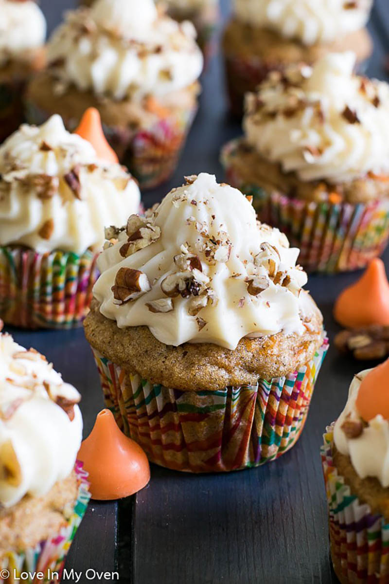 Carrot Cake Cupcakes by Love In My Oven