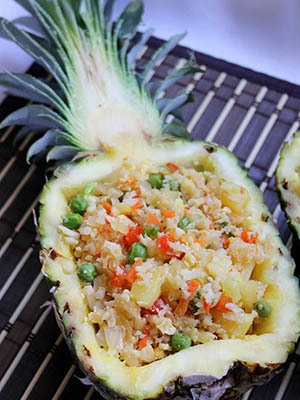 Pineapple Cauliflower Fried Rice
