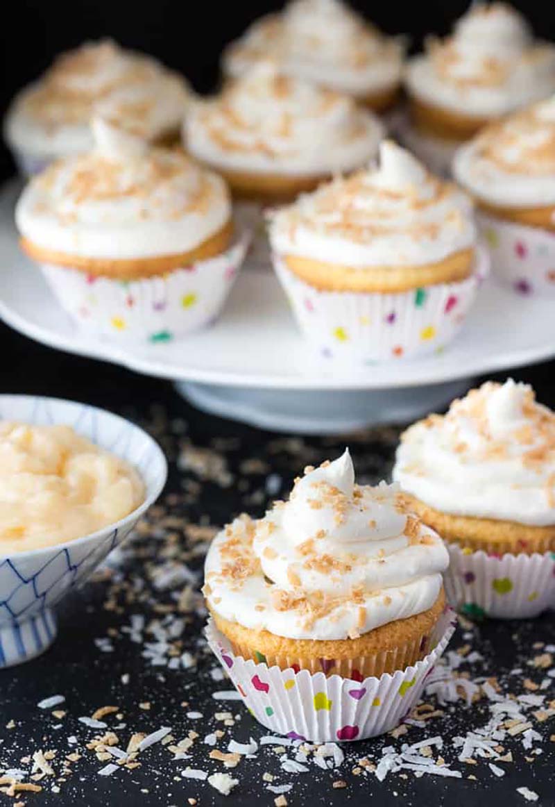 Coconut Cream Pie Cupcakes | Simply Stacie