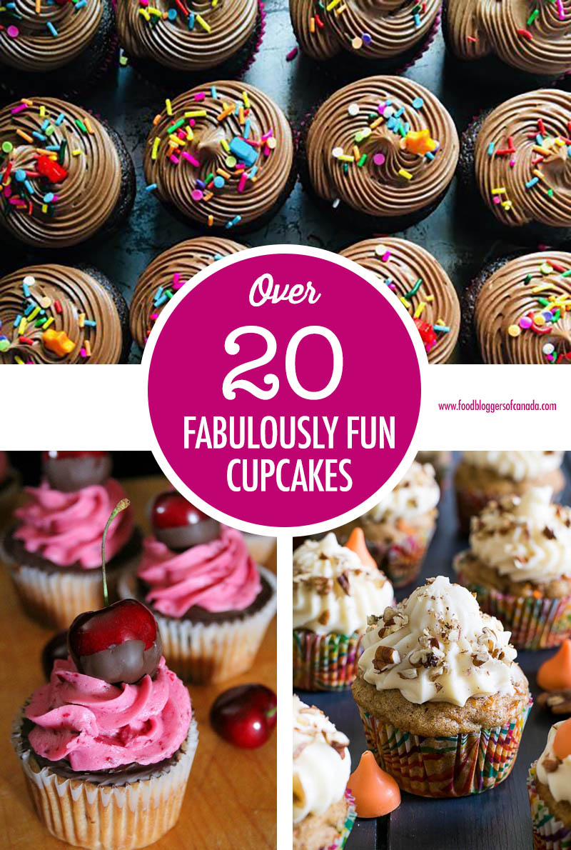 Over 20 Fabulously Fun Cupcakes | Food Bloggers of Canada
