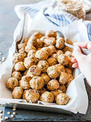 Lentil Turkey Meatballs | Imagelicious