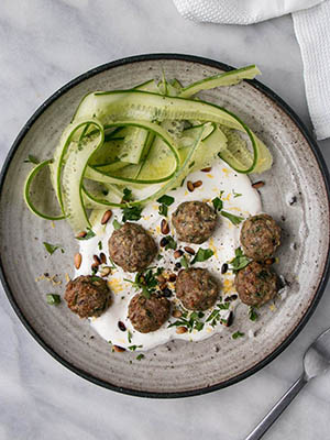 Mini Herby Lamb Meatballs | My Kitchen Love