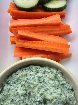 Healthy Spinach Dip | Nutritionnaire