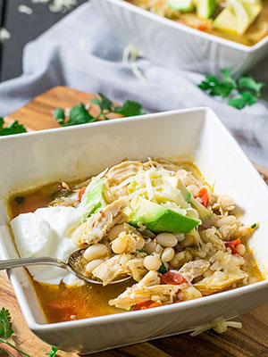 Easy Leftover White Chicken Chili | Love In My Oven