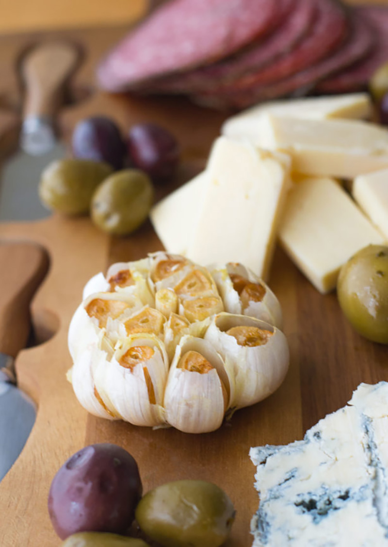 Easy Roasted Garlic For a Charcuterie Board | Mommy Kat and Kids