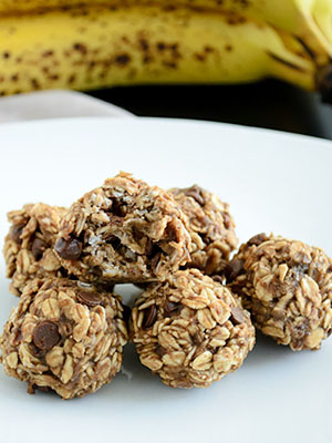 Lactation Friendly Banana Bread Energy Bites | She Bakes Here