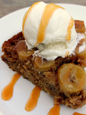 Banana Upside Down Cake | Jo and Sue
