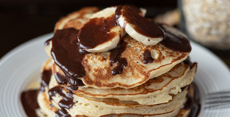 Banana Oats Pancakes | Skillets and Pots