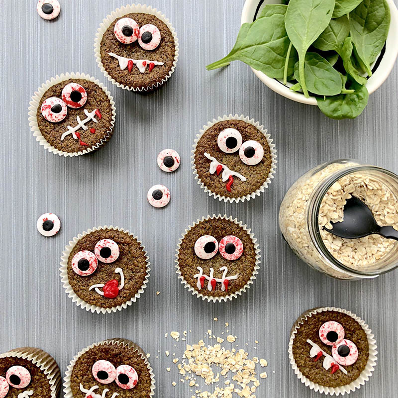 Spinach Banana and Oat Muffins | Sneaky Mommies