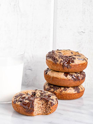 Banana Chocolate Buckwheat Donuts | My Kitchen Love
