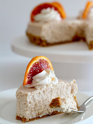 Blood Orange Cheesecake | Nina Kneads to Bake