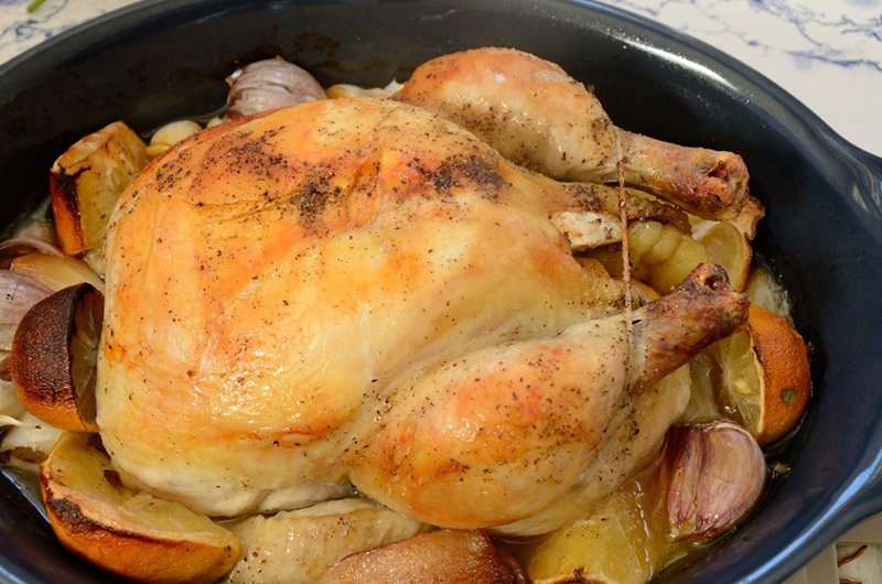 Roasted Garlic and Lemon Chicken | Wine Lovers Kitchen