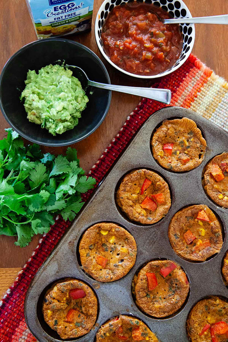 5 Ingredient Tex Mex Muffin Tin Eggs | Food Bloggers of Canada