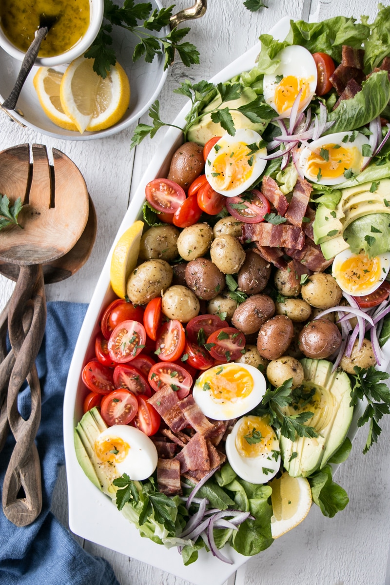 Healthy Potato Cobb Salad | My Kitchen Love