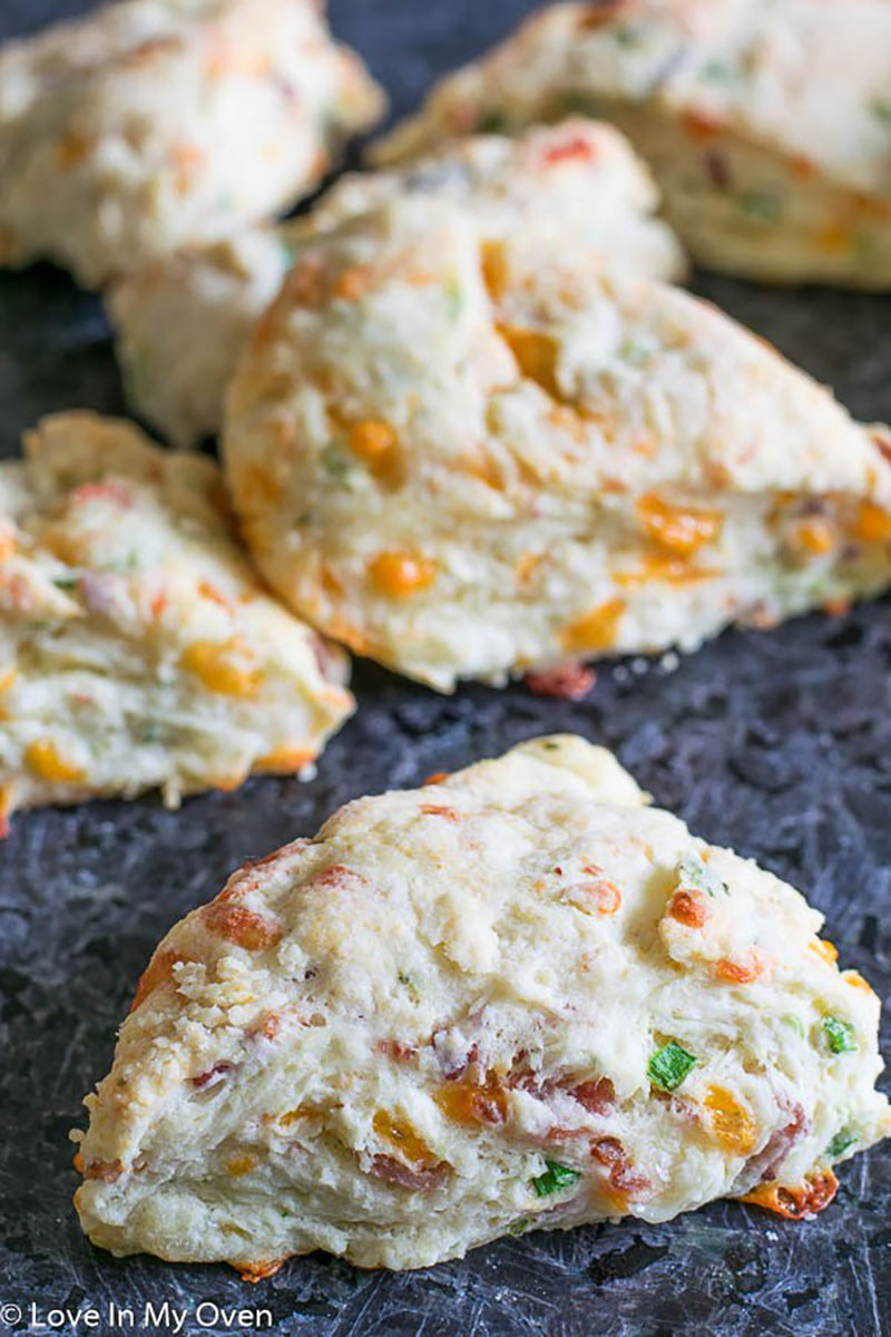 Cheesy Bacon Scones