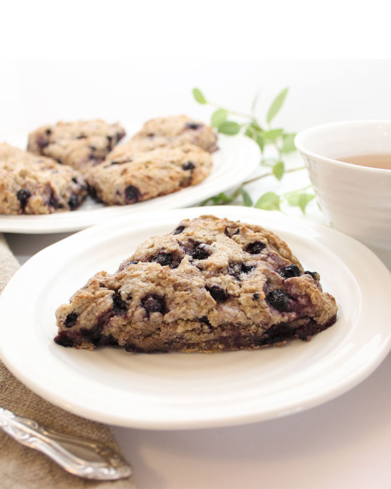 Gluten Free Vegan Blueberry Scones